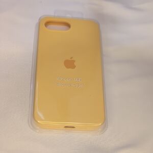 Apple iPhone 16E Golden Silicone Case